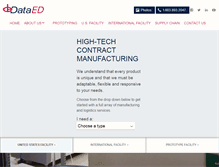 Tablet Screenshot of dataed.com